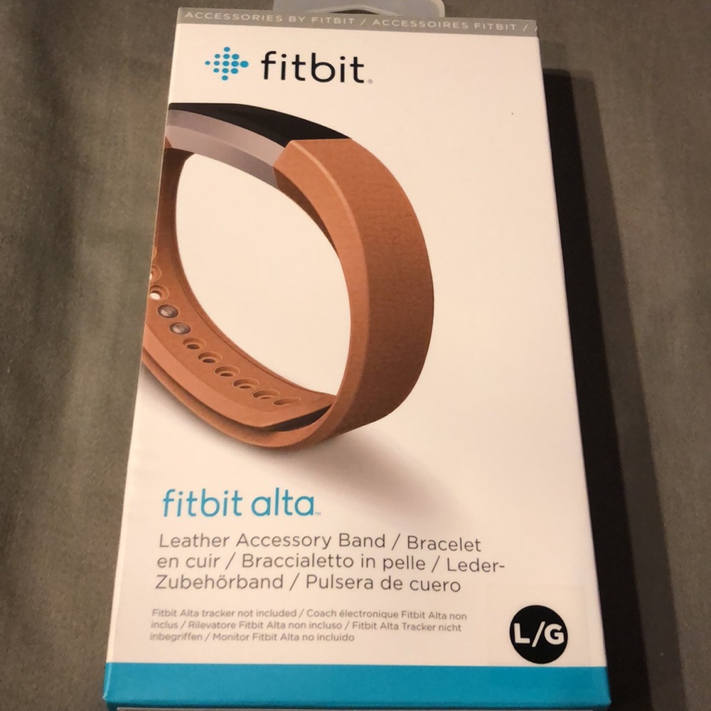 Fitbit Alta Leather Accessory Band/ Bracelet